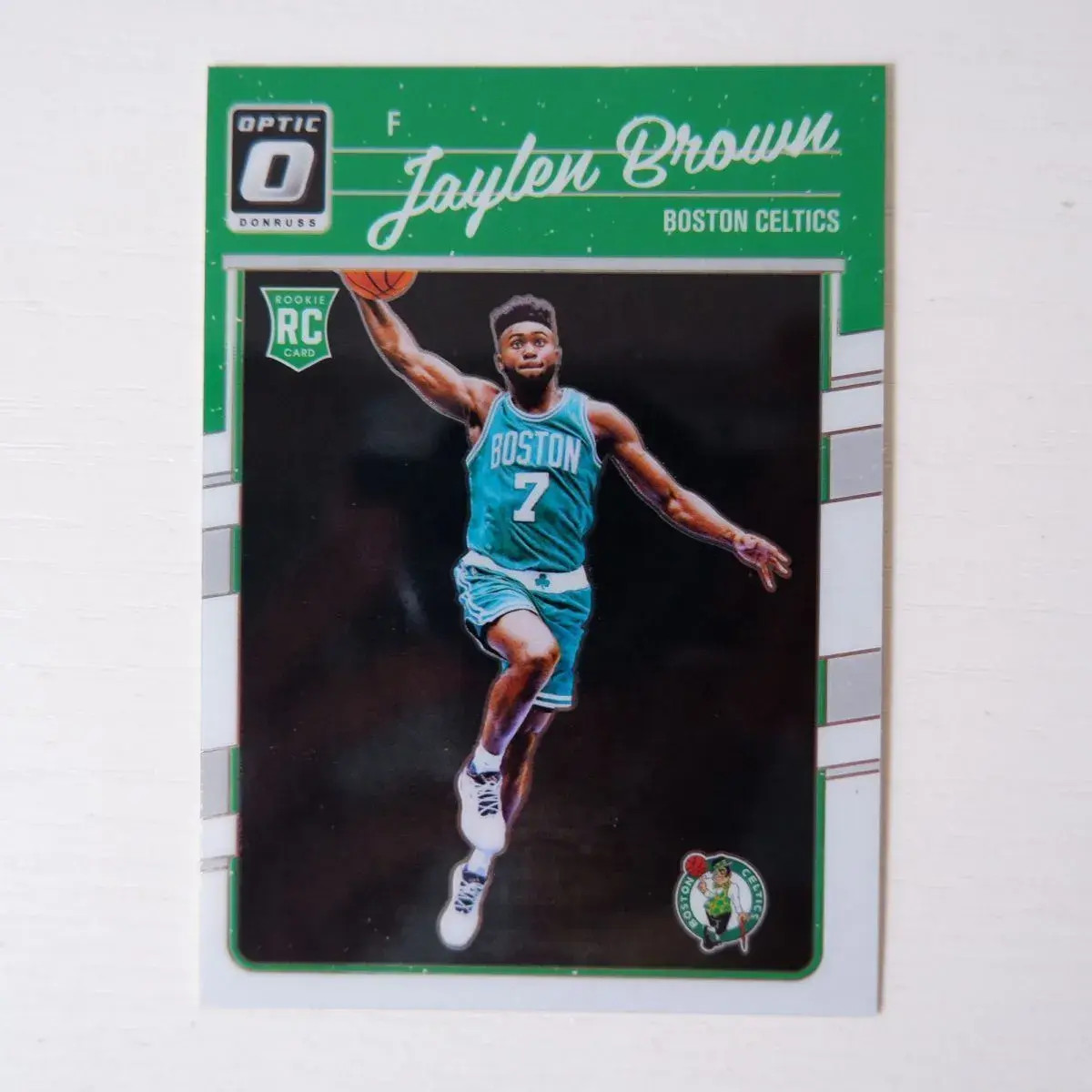 2016-17 Donruss Optic Jaylen Brown Rookie base RC #153 Celtics Finals MVP-8.24