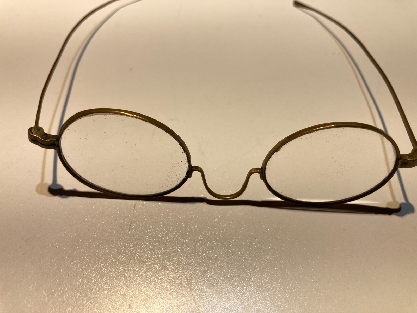 Vintage Solid Copper Eyeglasses/Spectacles , unkn… - image 2