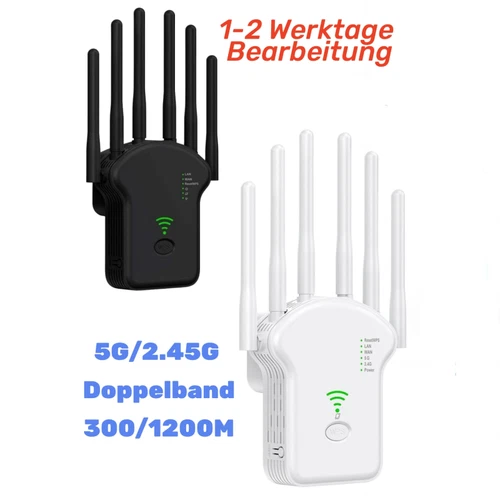 300/1200M WLAN Repeater Router Range Wifi Signal Verstärker Access Point Booster