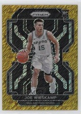 2021-22 Panini Prizm Gold Shimmer Prizm 4/10 Joe Wieskamp #322 14t3