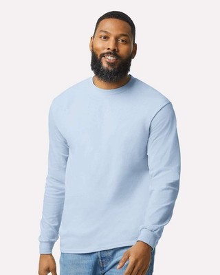   Gildan Men's Heavy Cotton & Blends Classic Long Sleeve T-Shirt Up To 3XL 5400
