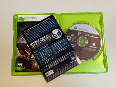 Tom Clancy's Splinter Cell: Conviction (Microsoft Xbox 360, 2010) Game Complete