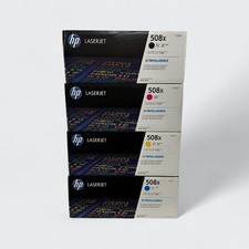 Open Box HP 508X High Yield 4-Pack Original LaserJet Toner Cartridge, CF360XMB