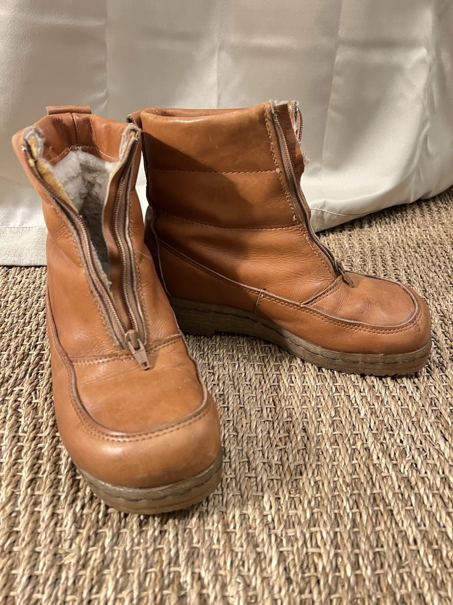 VINTAGE BLONDO Leather Boots With Gum Sole Women's Size 7 | eBay VINTAGE BLONDO Leather Boots With Gum Sole Women's Size 7 | eBay