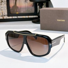 TOM FORD Sunglasses Oversized Aviator Shield - Model: FT1093 - Size: 71-7-120