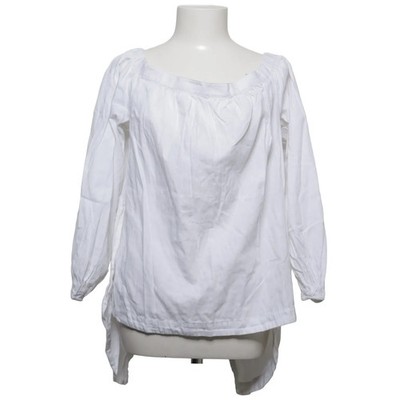 BCBG Max Azria, Bluse, Größe: M, Weiß, Baumwolle, Einfarbig, Damen #f4P