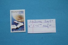 PRICIPAUTÈ D' ANDORRE - FRANÇAIS TIMBRE  2001 : N° 545 ** NEUF ** LUXE