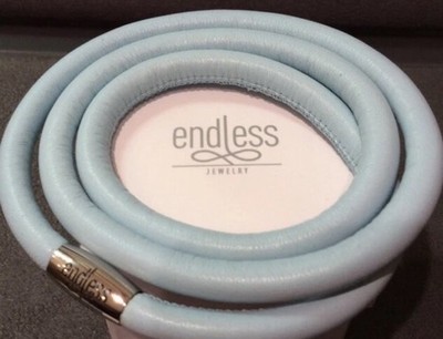 Endless Bracelet-8.0 Triple Light Blue #12111-60 Authentic