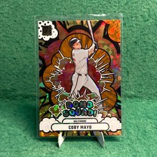 2025 Panini Donruss Baseball Bomb Squad / Coby Mayo #19 Orange Ice 33/75