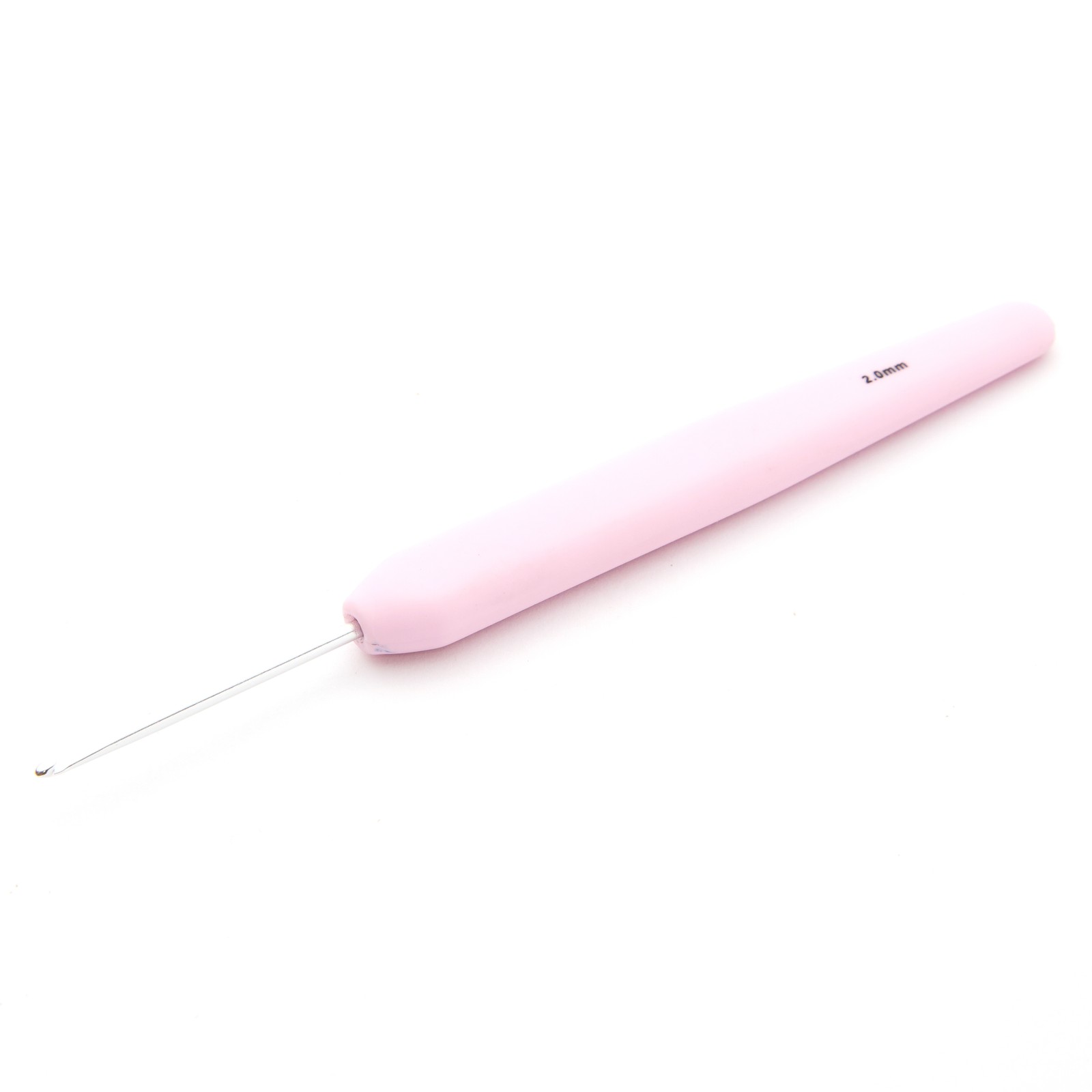 KnitPro Waves Crochet Hooks – 2mm Crochet Hook, Ergonomic Soft Handles, Soft Rubber Grip for Arthritic Hands, Light & Comfortable Crochet Needles for Knitting, Cotton Candy - Image 2