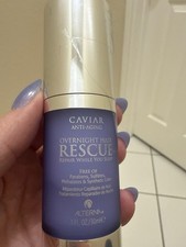 ALTERNA Caviar Anti-Aging Overnight Hair Rescue Repair Paraben/Sulfate-Free 1 oz