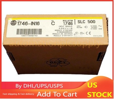 1746-IN16 New Factory Sealed AB 1 YEAR WARRANTY FAST DELIVERY 1PCS