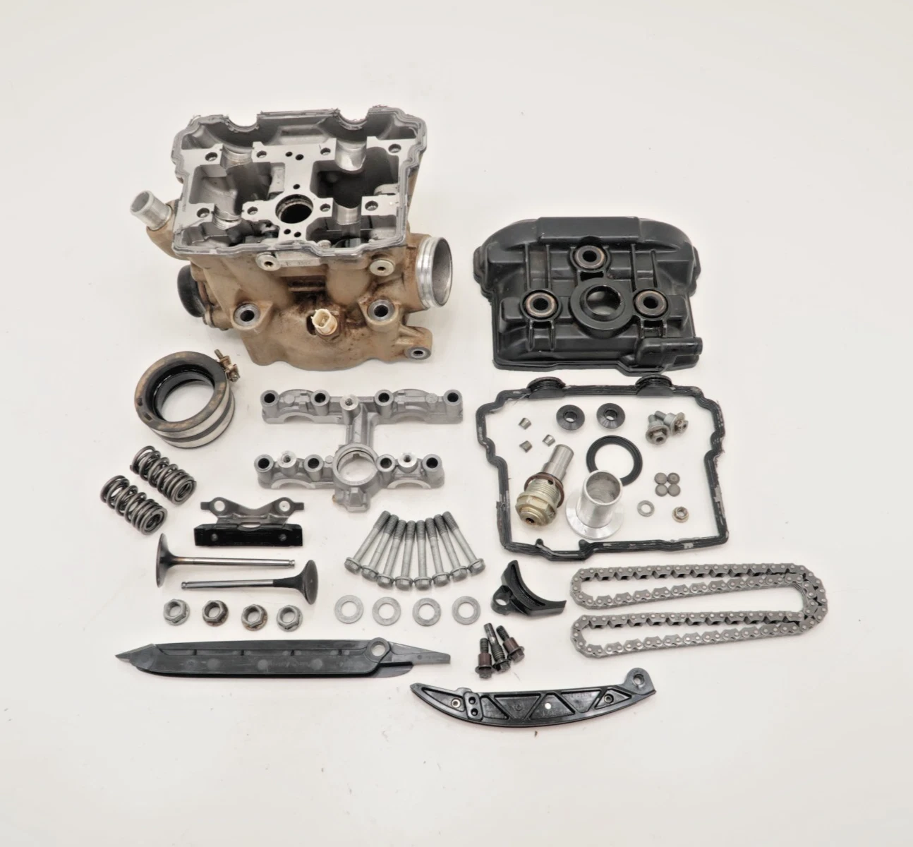 KTM 350XC-F - Stock Cylinder Head w/ Cam Bridge and Cover - 2018 KTM 350 OEM