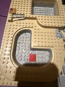 Lego Adventurers Desert Raised Baseplate Three Level Set 5978 Part 6092pb03