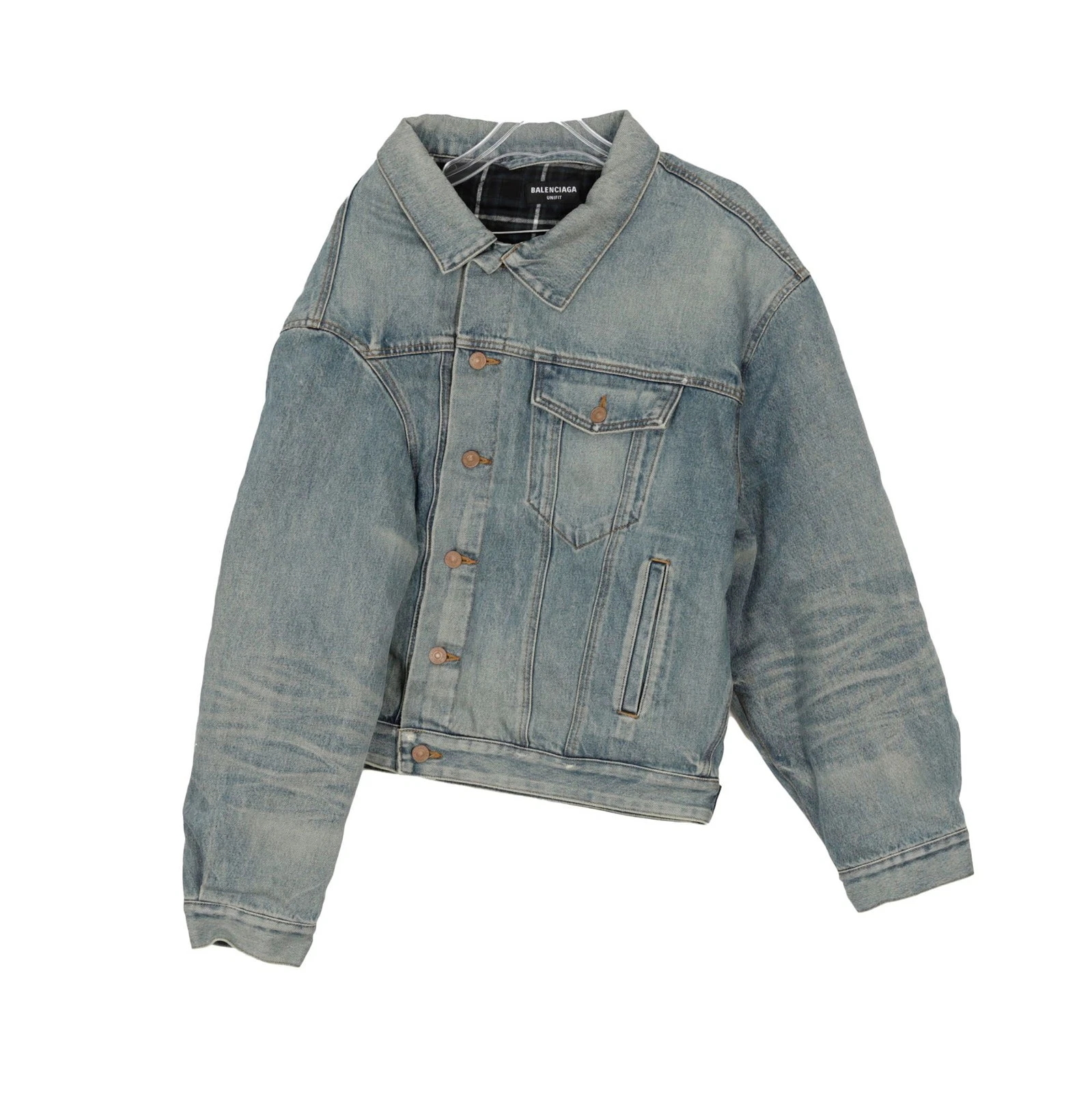 Balenciaga Giacca di Denim Asimmetrica XS 662747 134299383