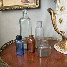 Vintage Mixed Bottle Set