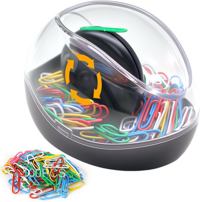 Soporte Magnetico para Clips de Papel 100 PCS Dispensador Organizador Oficina