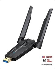 AXE5400 WiFi 6E USB Adapter, Tri-Band Long Range USB WiFi Adapter for Desktop