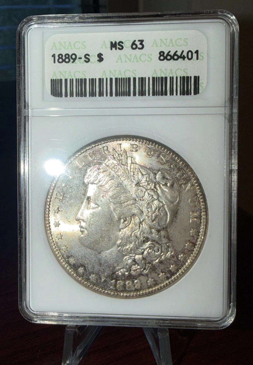 MS 63 Graded 1889 Year Morgan US Dollars (1878-1921) for sale | eBay