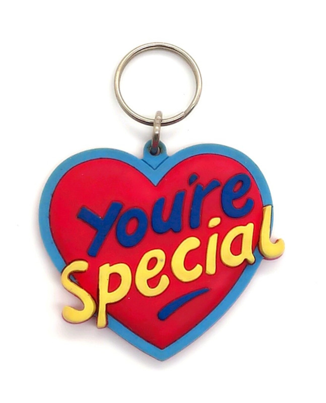 Vintage John Hinde Ltd. "You're Special" Valentines Day Love Keyring Keychain