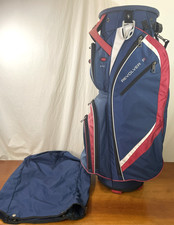 Bagboy Revolver FX Premium Golf Club Cart Bag 14-Way Divider w/Rainhood EUC Rare
