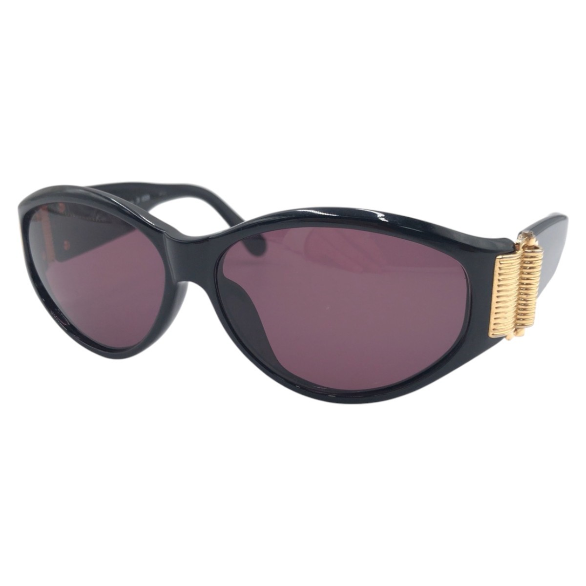 Occhiali da sole YVES SAINT LAURENT vintage YSL 31 6509 nero viola plastica