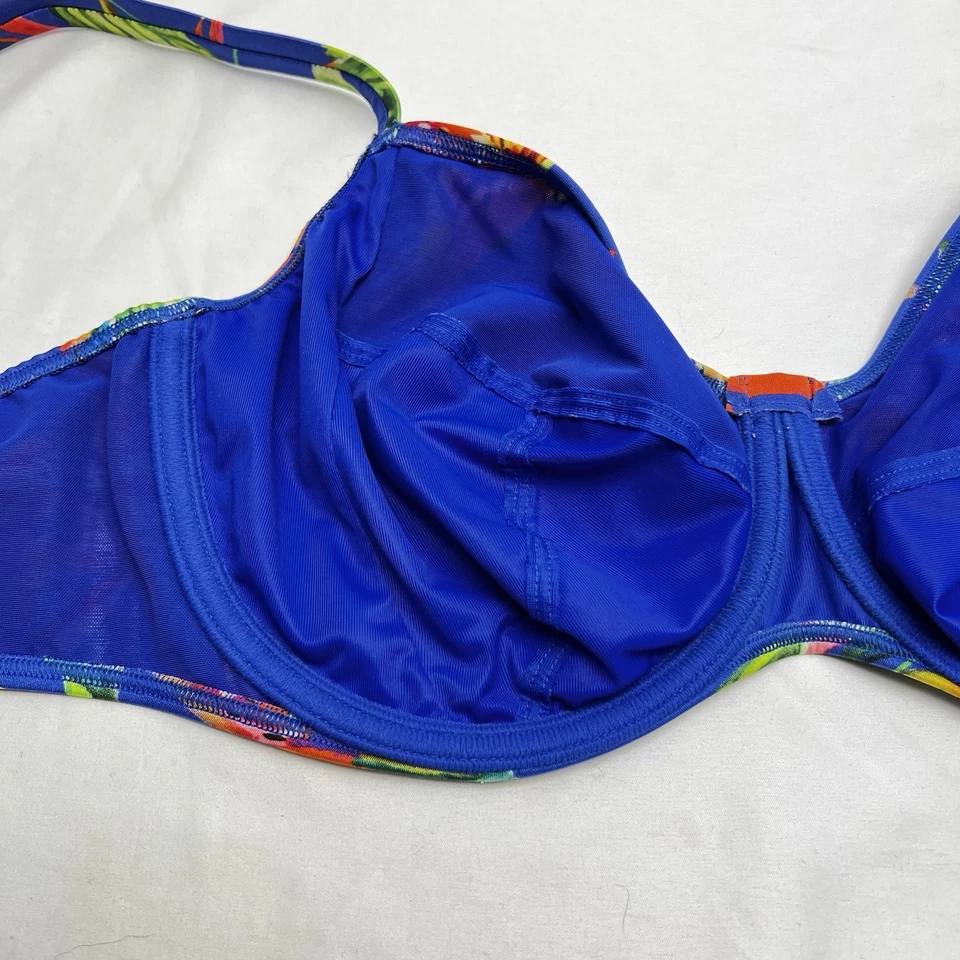 Prima Donna Bikini Top Floral UK 36E/EU 80E/FR 95 G Lilies Underwired - Image 4 of 4