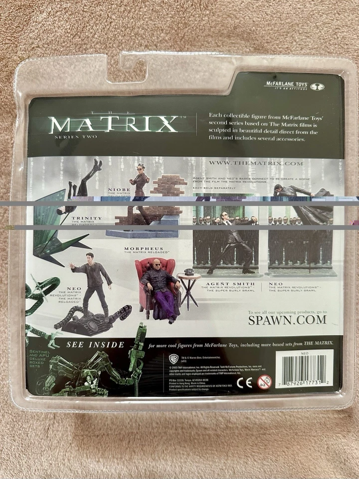 Figura Neo The Super Burly Brawl Matrix Serie 2 Revoluciones McFarlane Toys 2003 Foto 4 de 4