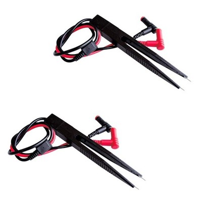2pcs Smd Lcr Chip Test Clip Capacitance Inductor Resistance Test Clip Meter Lead