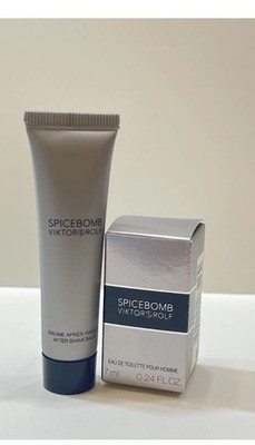 Spicebomb By Victor & Rolf 2pc Mini Set With 7ml EDT Splash+15ml A/S/B