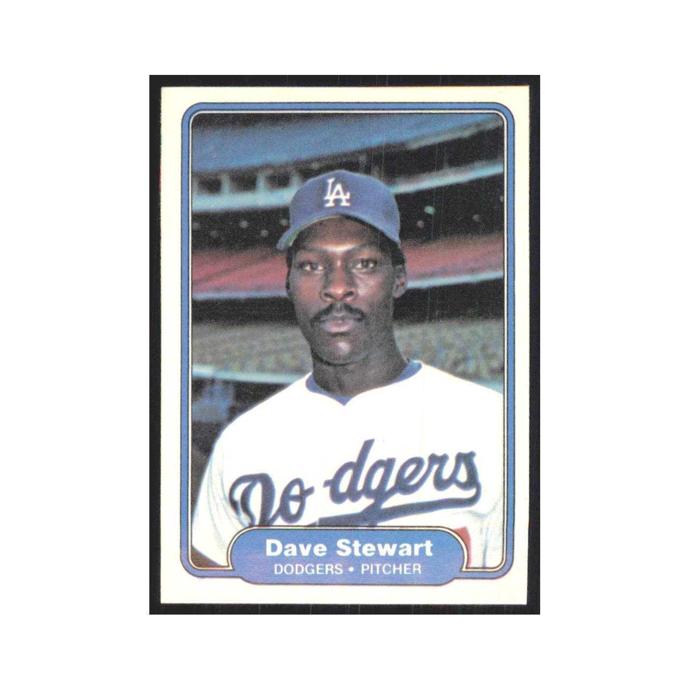 1982 Fleer Dave Stewart Dodgers #24