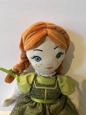 RARE-Disney Frozen Broadway Musical Anna Plush Doll From The Town of Arendelle