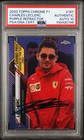 2020 Topps Chrome F1 #167 Charles Leclerc Purple Ref Rookie /399 Psa/Dna Auto 10