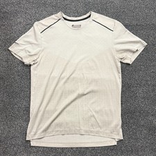 Nike Tech Pack Men's Running Top Grey Beige Training T-Shirt Small AQ6375-286