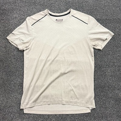 Nike Tech Pack Running Top Herren Small Grau Beige AQ6375-286 Training Gym Shirt