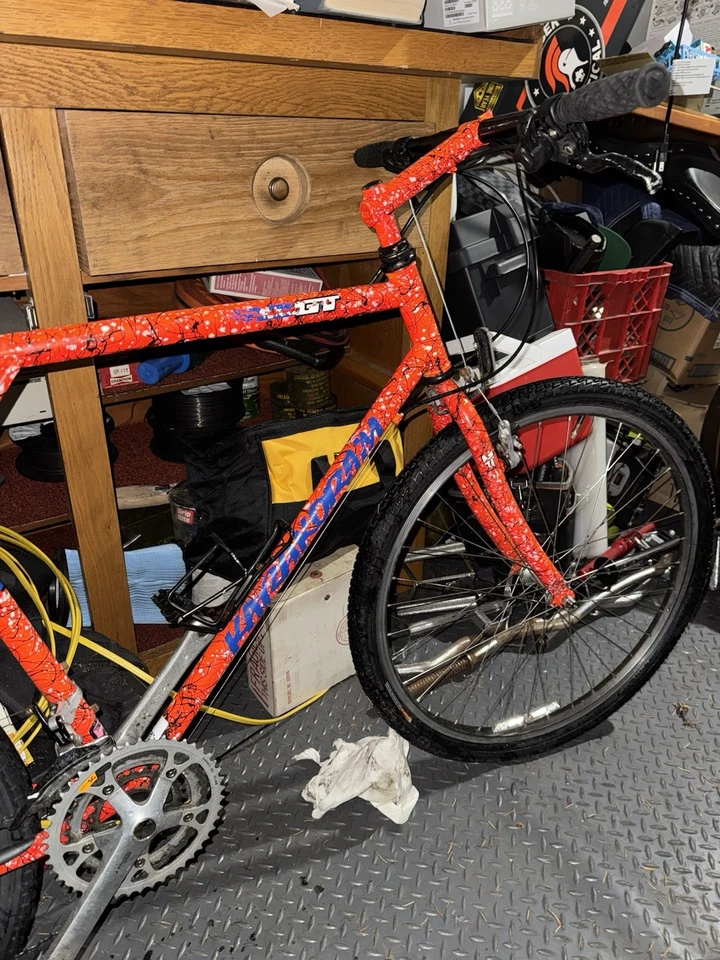 GT Karakoram Vintage Mountain Bike Frame Stem Tiger Inferno Internal 22.5" Steel - Image 2 of 4