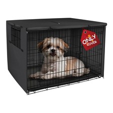 Crate Cover Heavy Duty Polyester Pet Kennel Sunshade Universal Fit for 18 in