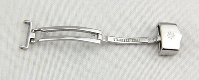 Junghans Schließe Faltschließe Edelstahl Stainless Steel für 12mm Armband #13294