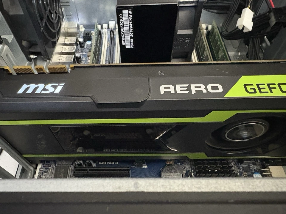 MSI NVIDIA GeForce GTX 1080 Ti Aero 11GB GDDR5X  for parts or repair  - Image 2 of 4