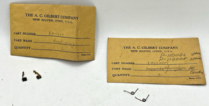 NOS American Flyer S Gauge P-11000LH/RH Springs and XA11684 Brushes in Envelopes