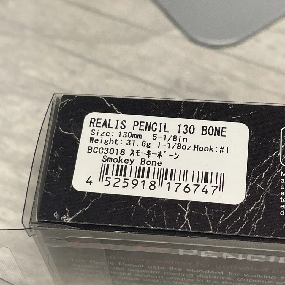 Señuelo flotante Duo Realis Pencil 130 Bone Topwater BCC3018 Smokey Bone Foto 4 de 4