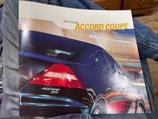 2003 Honda Accord Coupe Sales Brochuremint 2003 Honda Accord Coupe Sales Brochuremint