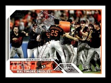 2023 Topps Series 1 Baltimore Orioles Team Card #112