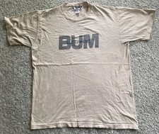 Vintage 90s B.U.M. Equipment BUM T-Shirt Streetwear Surf Large USA Made