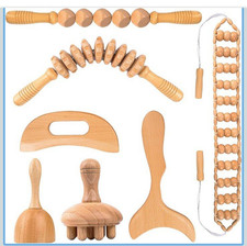 Wood Therapy Massage Tools-7-In-1 Maderoterapia Kit Professional Wooden Massager
