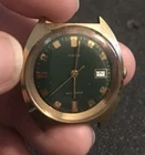Vintage 1970's Timex  Wind Up Watch w/Date For Parts/Repair - Working Sometimes