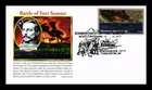 DR JIM STAMPS US COVER FORT SUMTER CIVIL WAR FDC PICTORIAL CANCEL PANDA CACHET