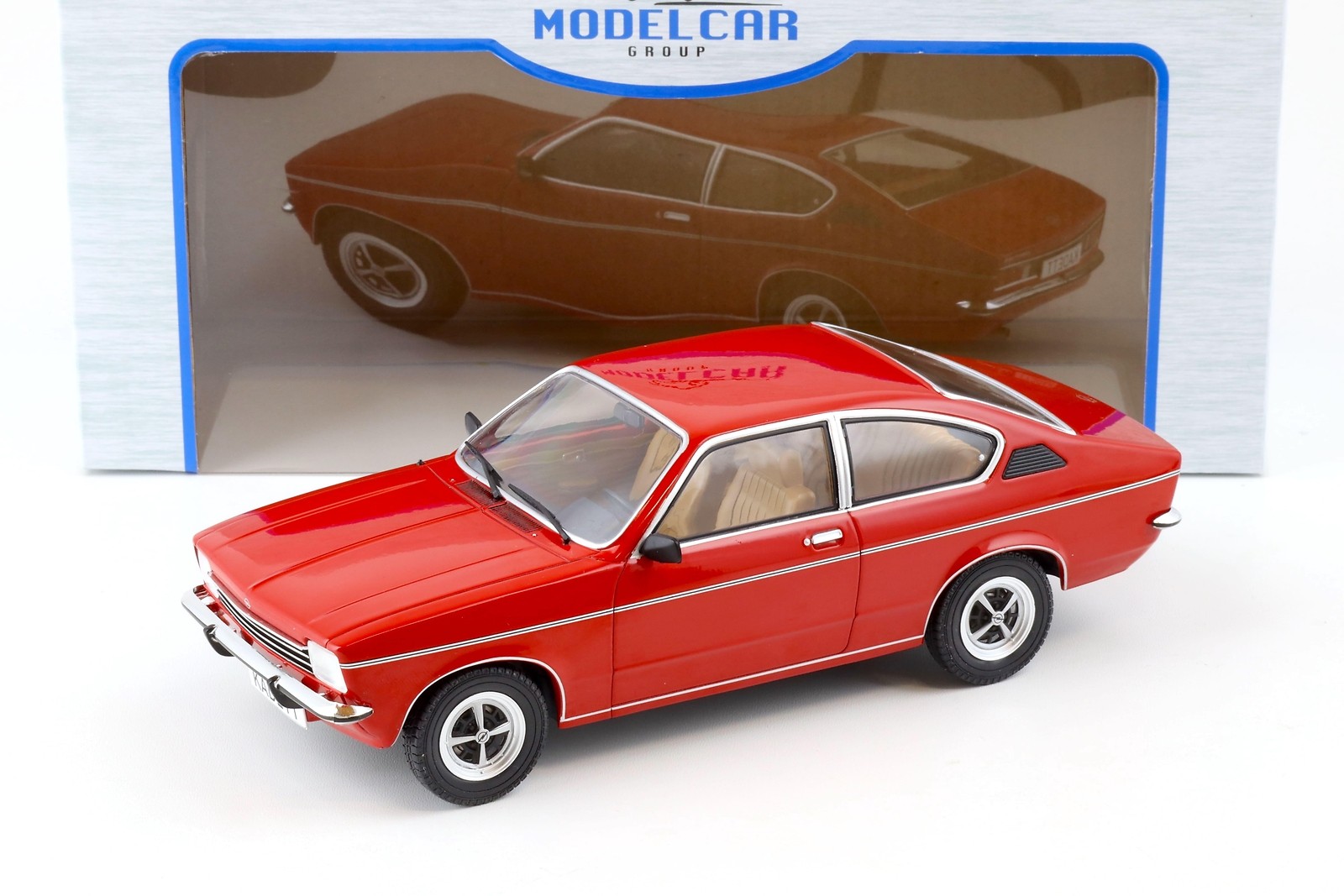 1:18 MCG Opel Kadett C Coupe Red 1975