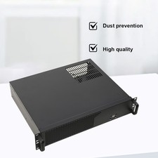 14 Zoll Rackmount Servergehäuse 2U Serverschrank Frontseitige USB Anschlüsse