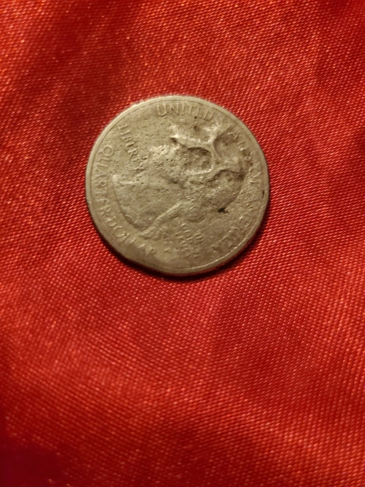 2015 p kisatchie Quarter error strike , missing clad layer one of a kind - Image 4 of 4